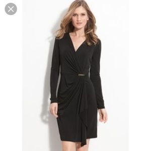 Michael Kors Sophisticated Faux Wrap Dress Size M